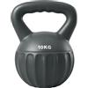 SPORTNOW Kettlebell 10 kg con impugnatura antiscivolo, grigio | Aosom Italy
