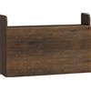 HOMCOM Scrivania sospesa da parete con piano ribaltabile e vani, 77x20x51 cm | Aosom Italy