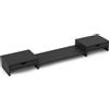 HOMCOM Alza-monitor regolabile 60-116 cm con 2 cassetti e angolazione regolabile | Aosom Italy