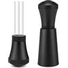 Csuntikulo WDT Tool, Strumento di distribuzione espresso 7 Aghi 0,35 mm, distributore di caffè con supporto, Strumento WDT Espresso Distributore di Aghi per Espresso per Distribuzione di Agitazione Espresso