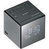 Sony XDRC1DBP Radiosveglia DAB DAB+ FM Display LCD 2 Sveglie Funzione Snooze Batteria Backup colore Nero Argento