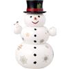 VILLEROY & BOCH Toys Memory Barattolo Pupazzo di Neve 8x15cm Porcellana Decorazione Natalizia
