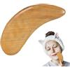 Generic Guasha - Massaggiatore in legno, strumento per massaggi viso, per rilassare schiena, collo e muscoli