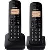 Panasonic Telefono Cordless Panasonic KX-TGB612 Dect Duo Nero [TEPANSBTGB612PD]