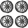 Oxigin 4 Cerchi Oxigin 28 Oxmove 8.5x19 ET45 5x112 SWFP per VW Beetle Eos Golf Plus Gol