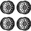 Oxigin 4 Cerchi Oxigin 25 Oxcross 7.5x17 ET51 5x112 SWFP per VW Golf Plus Golf V Golf V
