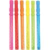 BLUE SKY - Set di 6 Spade a Bolle - Bolle di Sapone - 049364 - Multicolore - Plastica - Giocattolo per Bambini - Gioco all'Aperto - Compleanno - Bacchetta a Bolle - Ricaricabile - 37 cm - 3 anni