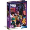 Clementoni Puzzle 500 Pezzi per Adulti e Ragazzi, Illustrazione con Tema KPop Demon Hunters, Idea Regalo, Made in Italy, 36x49 cm, Poster Incluso, 35626