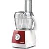 Girmi RB15 Robot Multifunzione, 300W, 10 velocità, Funzionamento Pulse, Capacità 0,8 Lt, Accessori multiuso, Doppio sistema di sicurezza, Rosso/Bianco