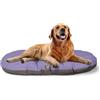Ferplast Cuccia Cane Relax, Cuscino per cani di grandi dimensioni, Cuccia Gatto, Tappetino per cucce e auto -Lavabile - in Cotone con Soffice Imbottitura, 85 x 55 cm. Lilla