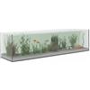 vidaXL Acquario con vetro di stoccaggio, un design rettangolare moderno e durevole per la casa o l'ufficio, funzionale e facile da mantenere.