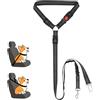 OFFCUP Cintura di Sicurezza per Cani Auto Guinzaglio Regolabile 2 in 1 | per Animali Domestici, Universale per Auto, Compatibile Con Tutti i Tipi per Cani e Gatti, con Elastico
