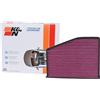K&N Filtro Aria Abitacolo Monouso Premium compatibile con Volkswagen/Skoda vari modelli (DVF5071)
