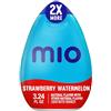 MiO Acqua liquida aromatizzata naturalmente all'anguria alla fragola senza zucchero, 1 pezzo da 95,8 ml