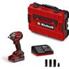 Einhell Professional Avvitatore a percussione TP-CW 18/350-C BL (1x3.0Ah) | PXC | 18 V | 350 Nm | Compact | livello di arresto automatico | brushless | attacco quadrato esterno | batteria | E-Case