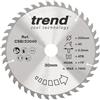 Trend lama sega circolare TCT 230mm 30mm 40 denti | Taglio preciso nel legno: 40 denti TCT, 2,6 mm di taglio, gancio +15°, foro 30 mm, CSB/23040.