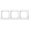 Schneider Electric 478319 M-SMART-Rahmen Telaio, Bianco Polare Lucido, 3 fach