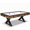 VEVOR Gioco di Air Hockey da Tavolo 2,1 metri con Segnapunti Elettronico per Sala Giochi, Arcade di Hockey ad Aria per Feste, Set di Accessori, Soffiatore Potente, Spingitori, Gambe a Forma di Y