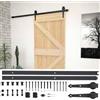 vidaXL Porta scorrevole 80 x 210 cm Legno Massello di Pino