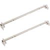JAYEUW 2 supporti per lavello sottolavello, staffe di montaggio regolabili in acciaio inox, fissaggio di montaggio per lavello sottolavello da cucina, bagno, lavandino, 91-130 cm