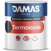 DAMAS KOLOR Termoisola Pittura Silossanica Termoisolante Antimuffa 0,750 L | Anticondensa, Basso Contenuto COV, Superfici Lavabili, Uso Interno ed Esterno