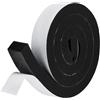 BENECREAT Striscia Sigillante In Schiuma Autoadesiva Da 50mm X 30mm X 2 m, Nastro Sigillante In Spugna Nera per Porte e Finestre, Isolamento Acustico