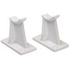 REAL SHOPPING Piedini universali per radiatore, in ghisa, tradizionali, 2, 3, 4, colore: bianco