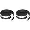QUARKZMAN 2 Pezzi Guarnizione Porta 16.4 Piedi x 25 Mm Lunghezza 5 M Nero | Nastro Sigillante In Silicone, Per Fermacorrente Porta, Nastro Adesivo Finestra Doccia Vetro