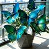 DSRTYHF Farfalla Bellissima Varietà di Hosta, Decorazione Naturale per Il Giardino-6Bulbi-h