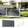 AUWUUA Telo Frangivisto Balcone da Esterno 40x130cm Antracite Copri Balcone per Ringhiera Impermeabile, Anti-UV, Privacy Frangivento Protezione UV con Occhielli e Fascetta per Giardino, Piscina