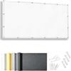 AUWUUA Copri Ringhiera Balcone 100x100cm Bianco Telo Frangivista, Schermo Privacy in PES Impermeabile e Anti-UV Privacy Recinzione Copertura per Balcone Exterieur Terrasse Piscina