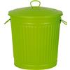 Verdemax 2876 Bidone Colorato, Verde Chiaro, 37x37x37 cm