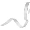 Doni Bomboniere Nastro Doppio Raso 25mm X 50 Metri per Confezionare Bomboneire Matrimonio Cresima Comunione Laurea Regali Compleanno Natale Decorazioni (25 mm - Argento)