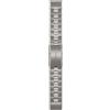 Garmin Cinturino Originale Garmin per le serie fēnix 5, 6, 7, Instinct, Instinct 2, Epix (Gen 2), Forerunner 935, 945, 955, quatix 5, 6, 7 e MARQ, 22mm, QuickFit, Titanio, Titanium