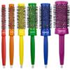 Termix C·Ramic Pride. Confezione da 6 Spazzole Termiche Rotonde in Ceramica con Fibre Ionizzate. Compresa la Borsa da Toilette in Pelle Pride. Ispirato dalla Diversità e dalla Libertà della LGTBI