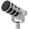 RØDE PodMic Microfono da trasmissione dinamico USB con connettività XLR e USB per podcasting, streaming e creazione di contenuti (Bianco)