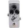 Drawup True Bypass Overdrive Pedal MOSKY Silver Horse Mini chitarra effetto metallo Shell tono regolabile 9V