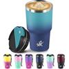 Grsta Tazza da Viaggio 20oz, Bicchiere Termico, Tazze da Caffè Riutilizzabili per Viaggi, Termos Caffè, Ermetica Portatile, Travel Tumbler Per Caffè Caldo e Freddo, Acqua e Tè