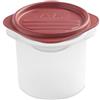 TATAY Contenitore Alimenti Top Flex 0,3 L 8,7x8,7x8,5 cm Senza BPA | Contenitore Alimenti Cucina | Chiusura Ermetica | Adatto alla Lavastoviglie | Adatto al Microonde | Adatto al Freezer, Rosso