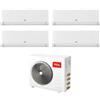 TCL Climatizzatore Quadri Split TCL BreezeIN P5 9+9+12+12 con MT3240 R-32 Wi-Fi Integrato