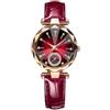 Cdycam Orologi da donna All'ingrosso Bracciale Elegante Cinturino in Pelle Orologio Simulazione di Modo Creativo Diamante Dial Orologio Quadrante Rotondo Analogico Quarzo