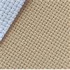 KCS Tela aida in cotone per punto croce, 18 ct, 48 x 71 cm (colore cachi)