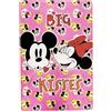 Disney Coperta Plaid in Pile Mickey Mouse e Minnie Mouse Kiss 140x100cm