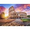 KUSTOM ART Poster Decorativo da Parete Serie Paesaggi e Città Roma Colosseo Tramonto Stampa Artistica su Cartoncino 40x30cm Senza Cornice