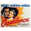 Generico Poster Casablanca 70x100 cm | Locandina Vintage con Humphrey Bogart e Ingrid Bergman | Stampa Artistica su Carta Patinata | Cinema Classico Hollywoodiano - SACWEBPHOT