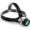 Airontek Lampada frontale a LED con luce verde, 555 nm Growbox notte
