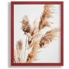 VO design Finn Cornice portafoto di qualità superiore 30 x 42 cm Bordeaux rosso intenso 42 x 30 cm Con parete posteriore bianca e vetro acrilico trasparente