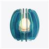 VESTA Lampada da tavolo Iride - Blu - H24 cm - Cristallo acrilico - Made in Italy