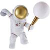 LLXDFUU Lampada da parete Moon Astronaut Illuminazione da parete lunare stampata in 3D Applique da parete moderna per camera da letto per bambini Lampada da parete per astronauti Luce notturna per cam