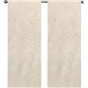 emmevi Tende Casa Finestre Porte Interno Coppia 2pz Tessuto Semitrasparente Elegante Moderna 60x240 Beige